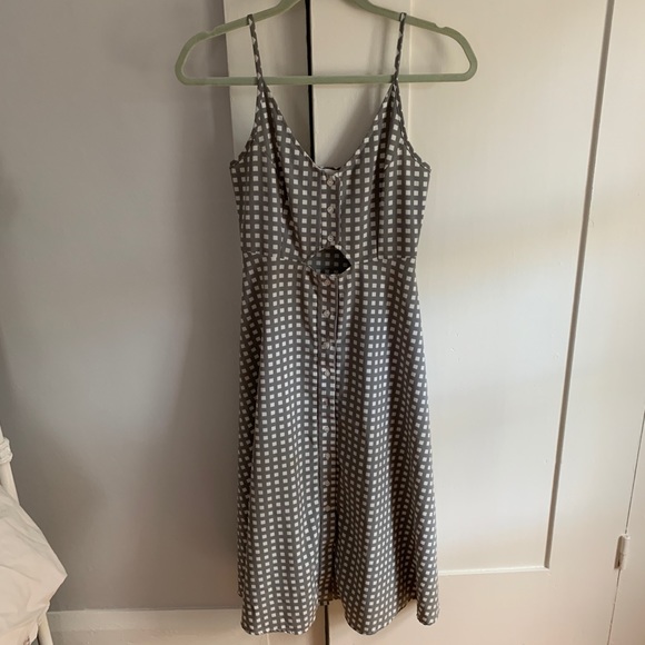 Oh My Love Grid Midi Dress - Picture 3 of 5